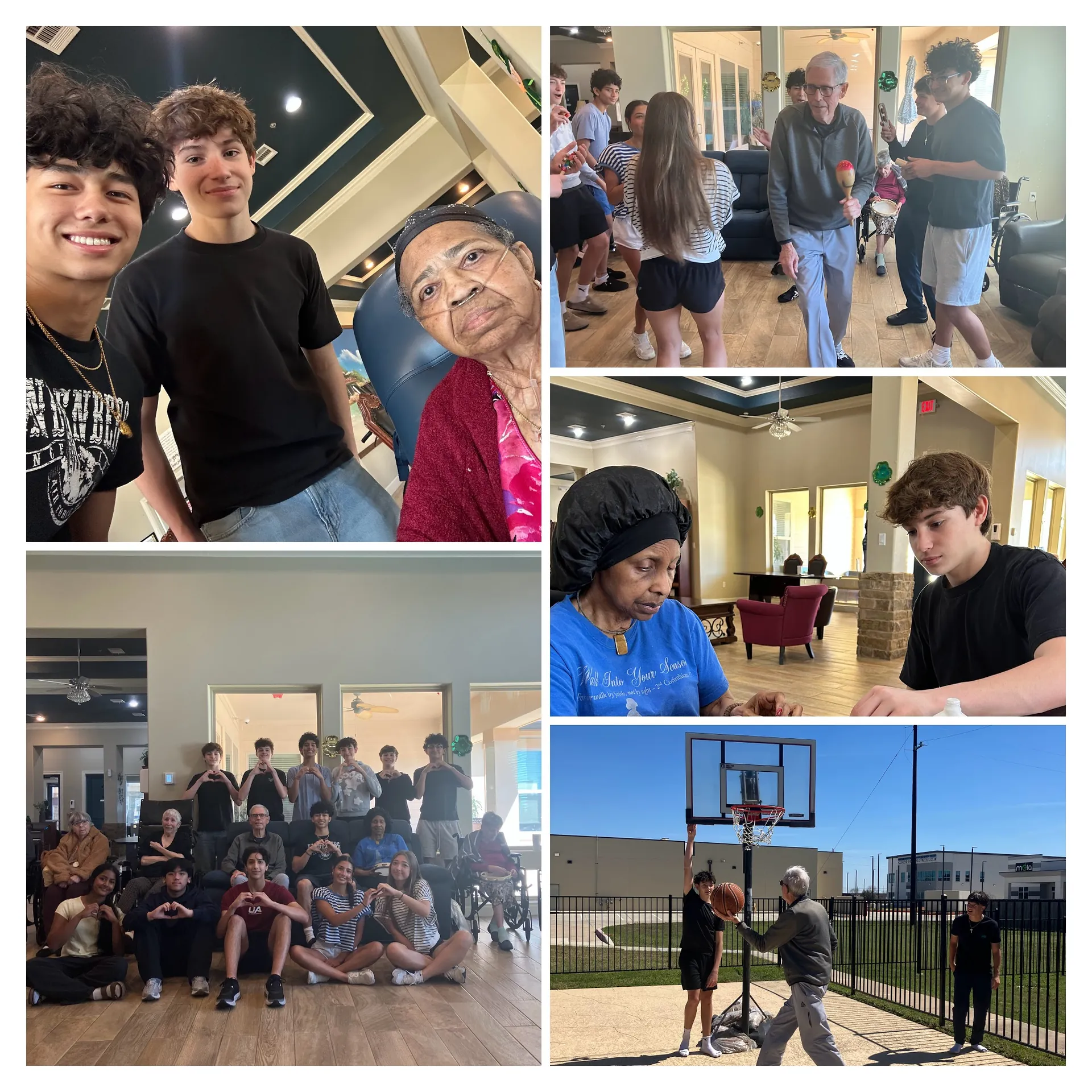2/28/26 | 3/1/26 - Volunteering at Sunrise Senior Living and Affectionate Care of Assisted Living