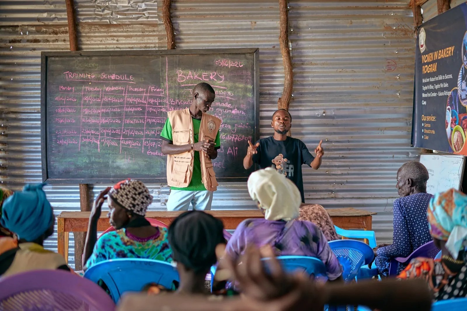 Community gathering in Kenya
